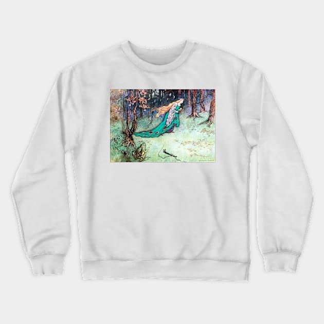 The Frog Prince - Warwick Goble Crewneck Sweatshirt by forgottenbeauty